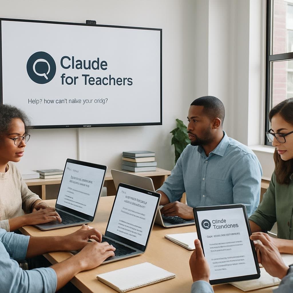 Anthropic lanza «Claude for Teachers»: IA gratuita para educadores en EE. UU.