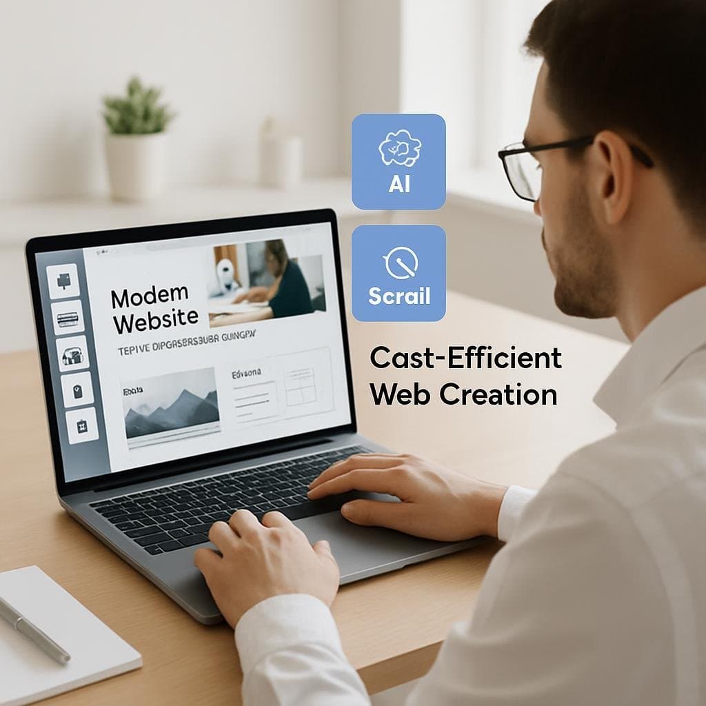 Cómo reducir costes al crear webs visuales con IA y Scroll