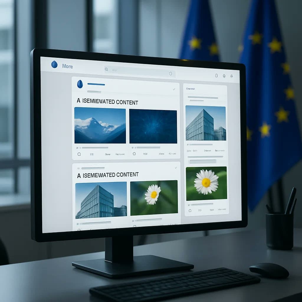 La UE exige etiquetar todo contenido generado por IA desde agosto