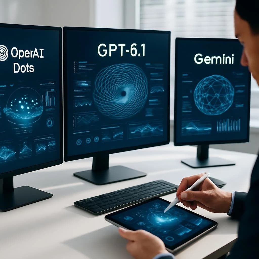 OpenAI Dots, GPT-6.1 y Gemini: novedades y análisis real en IA