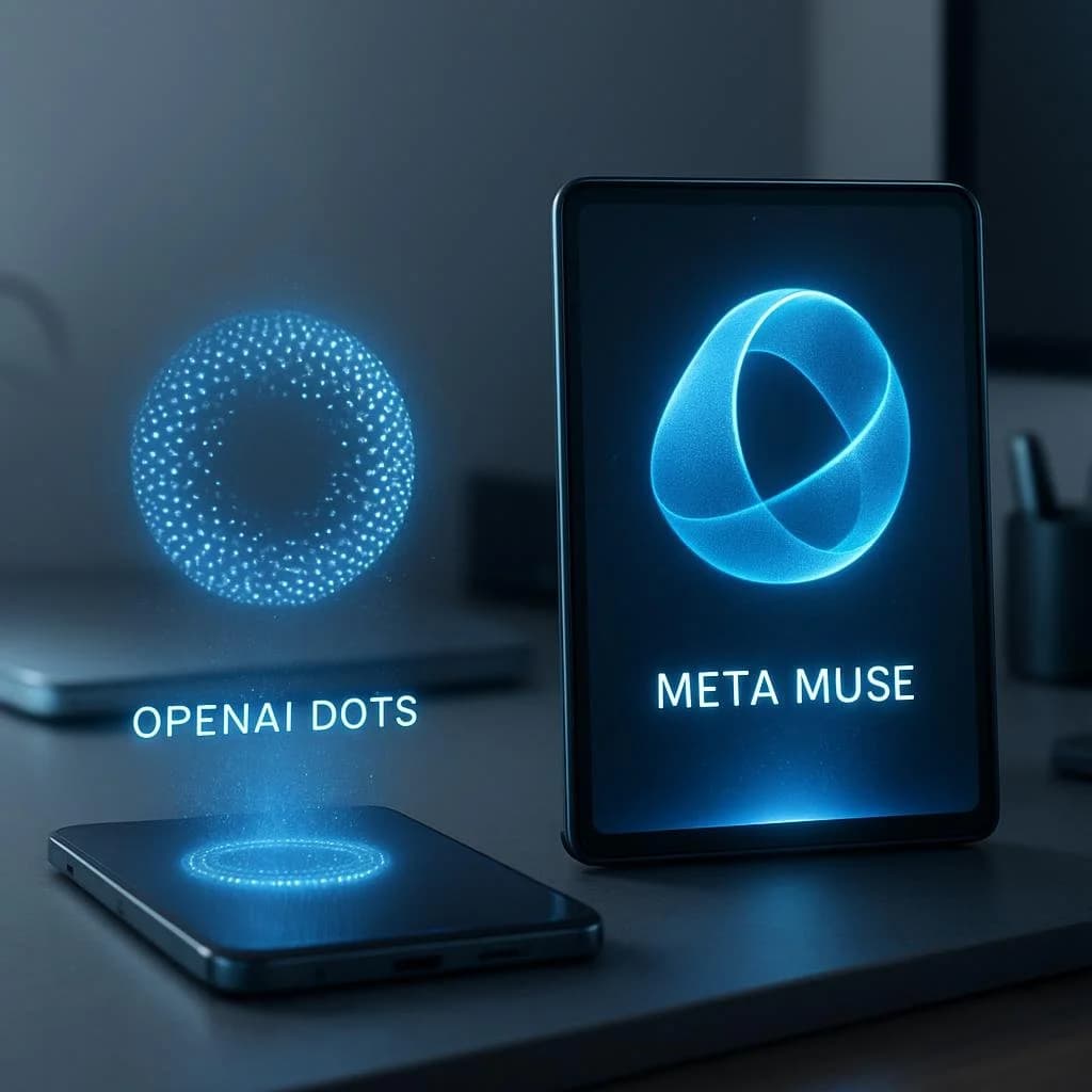 OpenAI Dots vs Meta Muse: análisis crítico de agentes IA personales